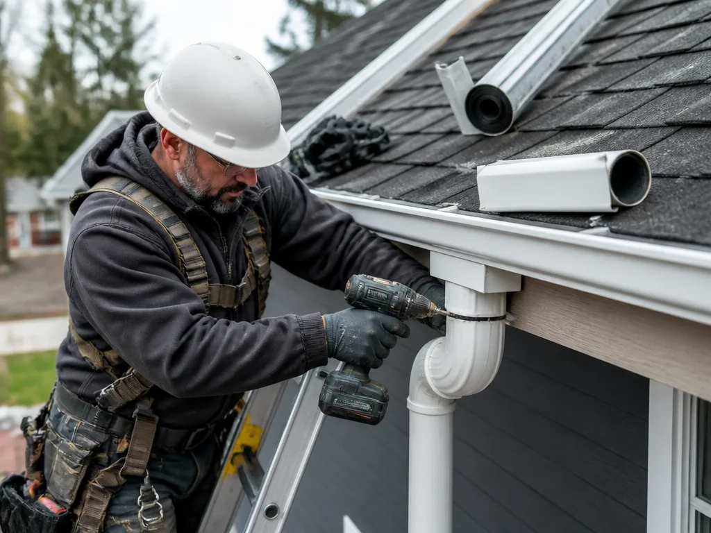 Downspout Installation