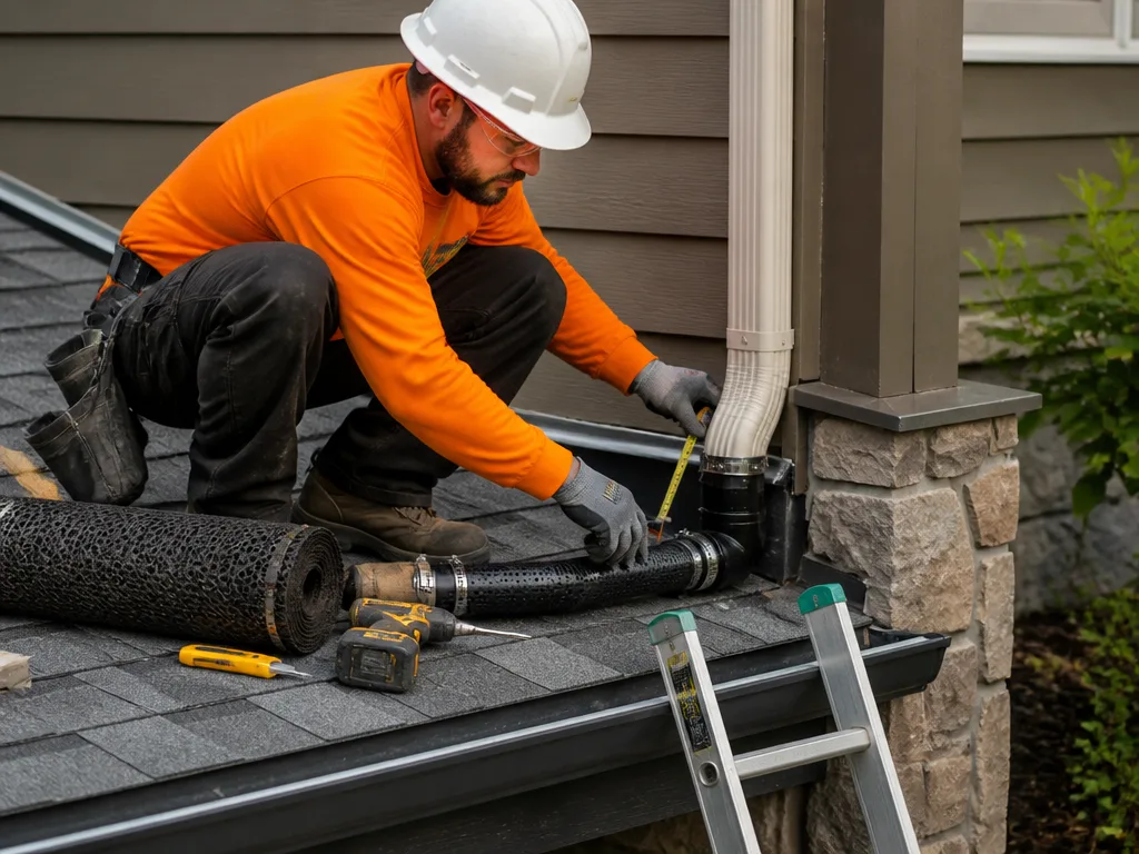 French Drain Tie-In