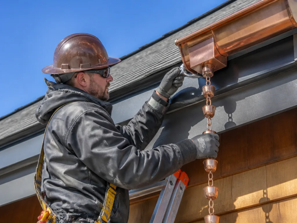 Rain Chain Installation